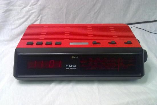 Radio-Reveil Electronic U SABA - Année 1979
