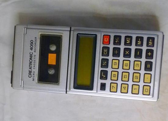 Dictaphone-Calculatrice CREATRONIC - Année 1975