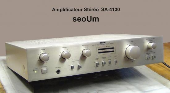 Amplificateur Stéréo SA-4130 seoUm - Année 1984